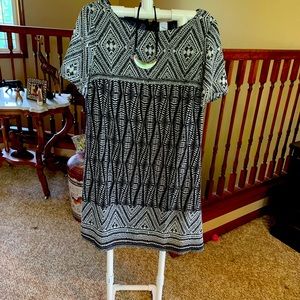 NWOT Avon Geometric Bohemian Print Dress